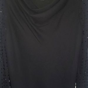 Long black skirt,  size 10